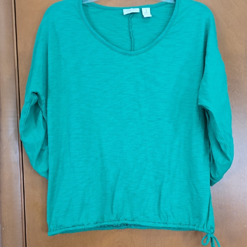Chico's Vibrant Green Long Sleeve Top